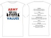Army Core Value shirt