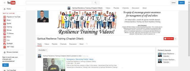 SRT banner for YouTube